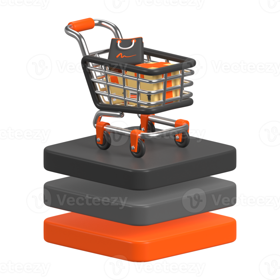 Etalase In 3d Illustration png
