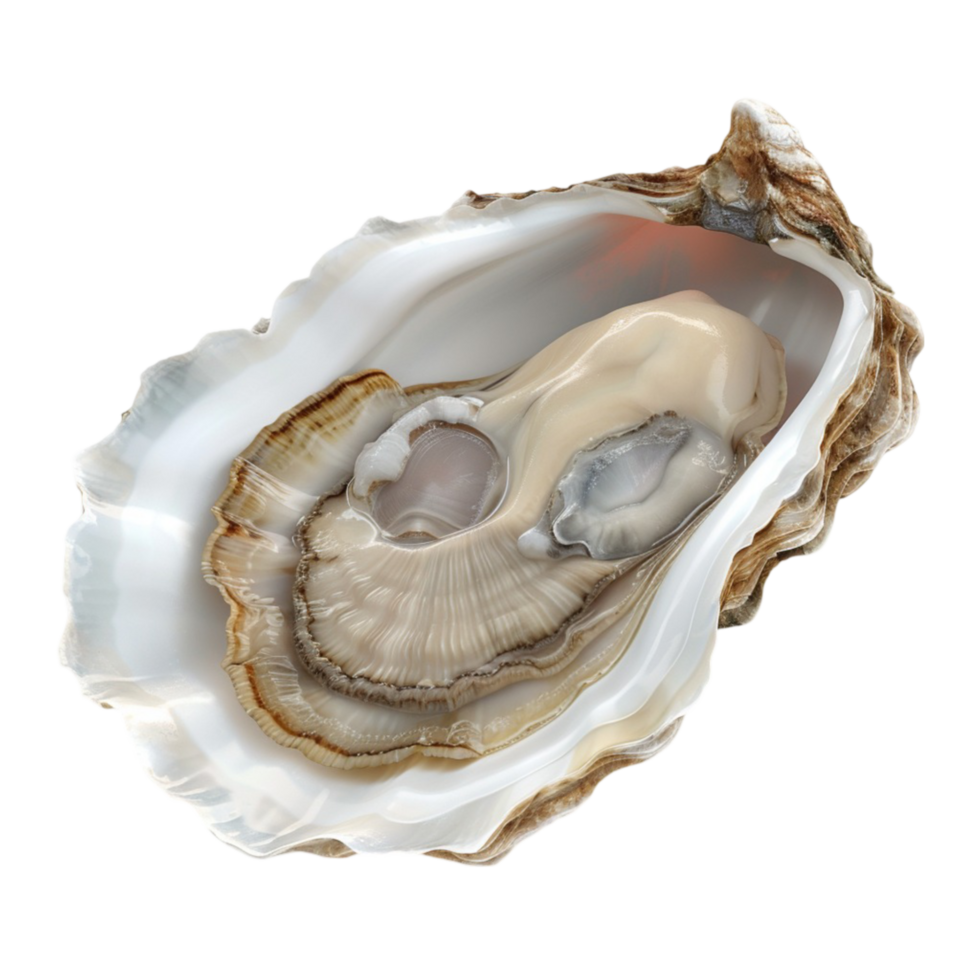 Oyster on Transparent Background AI-Generativ png
