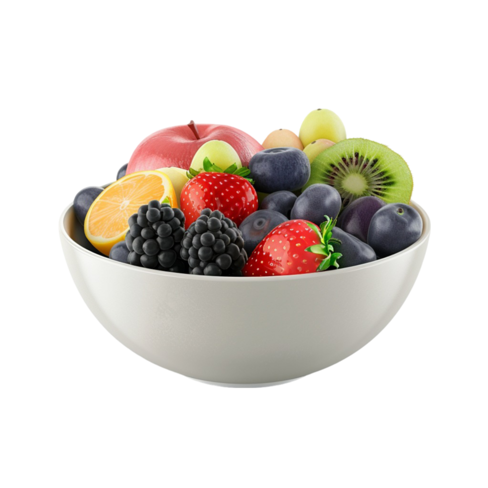 Bowl of Fruit AI-Generativ png
