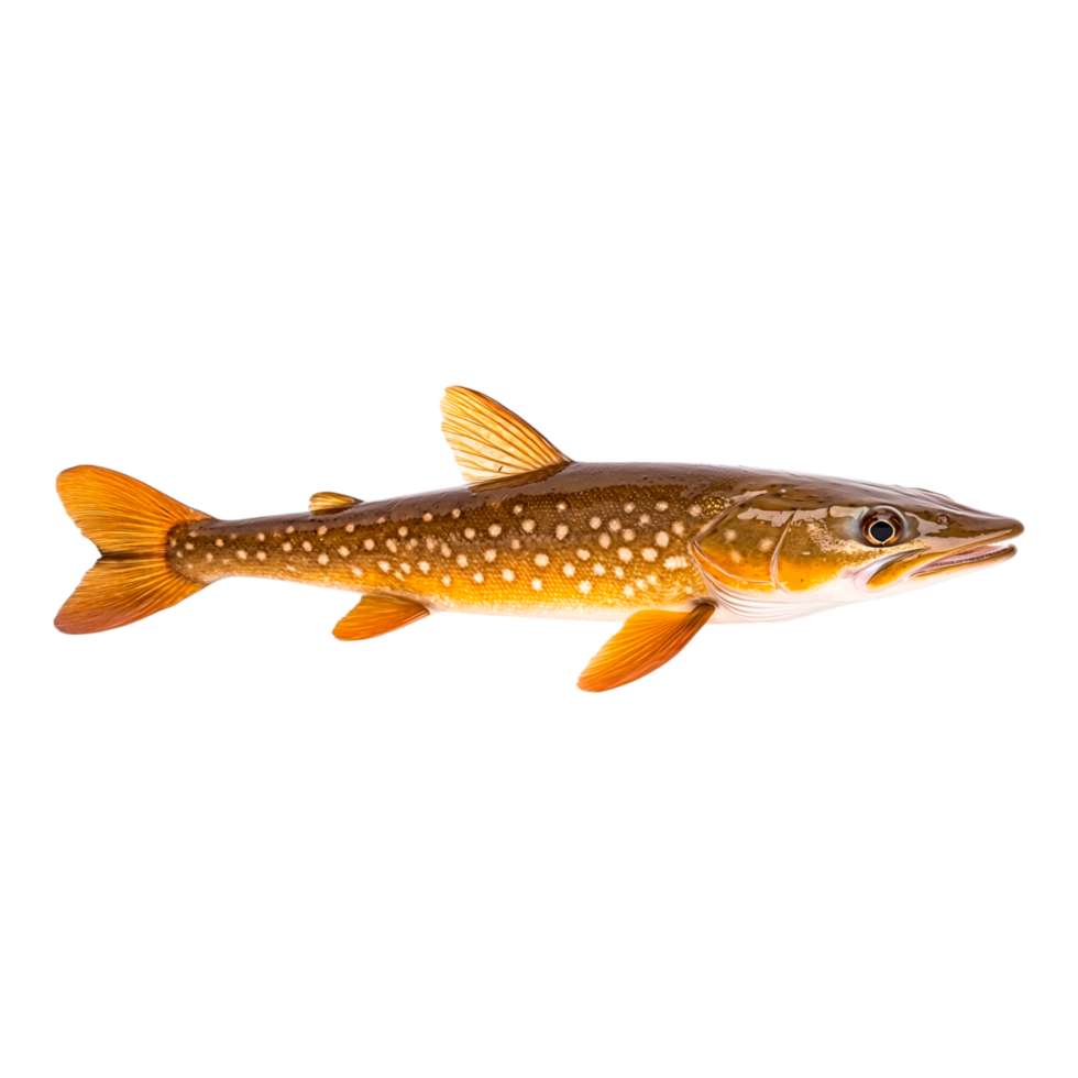 Detailed Close-Up of a Colorful Freshwater Fish png