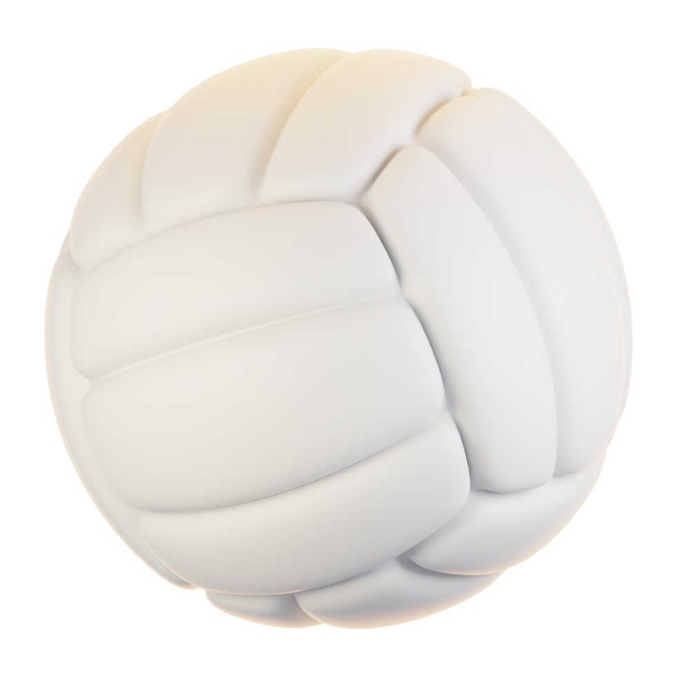 3d rendering beach icon concept. 3d render volleyball png