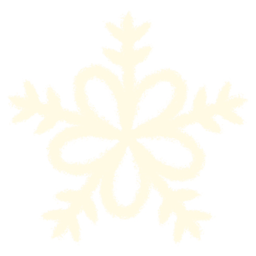White Christmas snowflake png