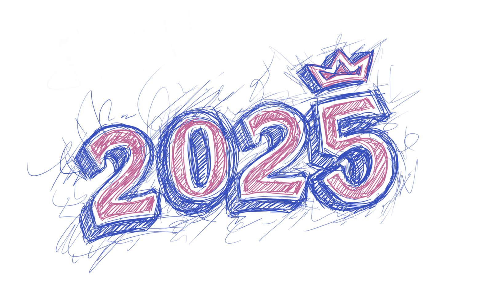 Hand Drawn Sketch Of 2025 52322856 PNG Hand Drawn Sketch Of 2025 Free Png
