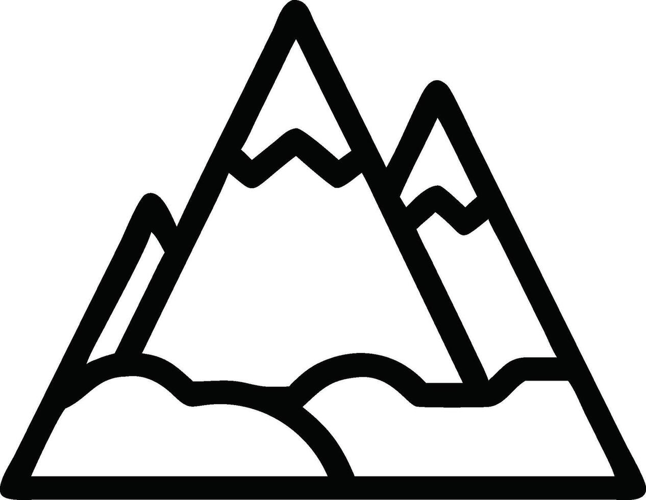 High Quality Mountain Logo for Logo Design vector