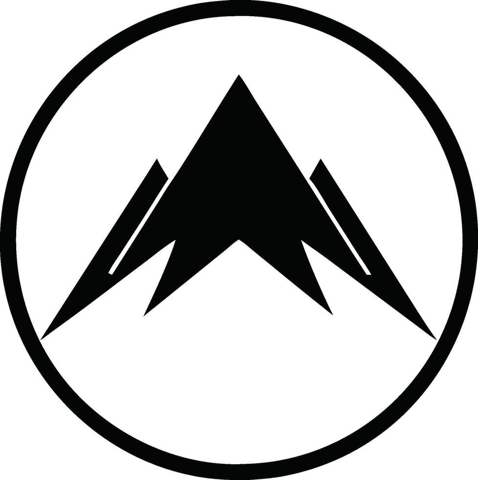 Mountain Logo Art for Outdoor Branding Projects vector