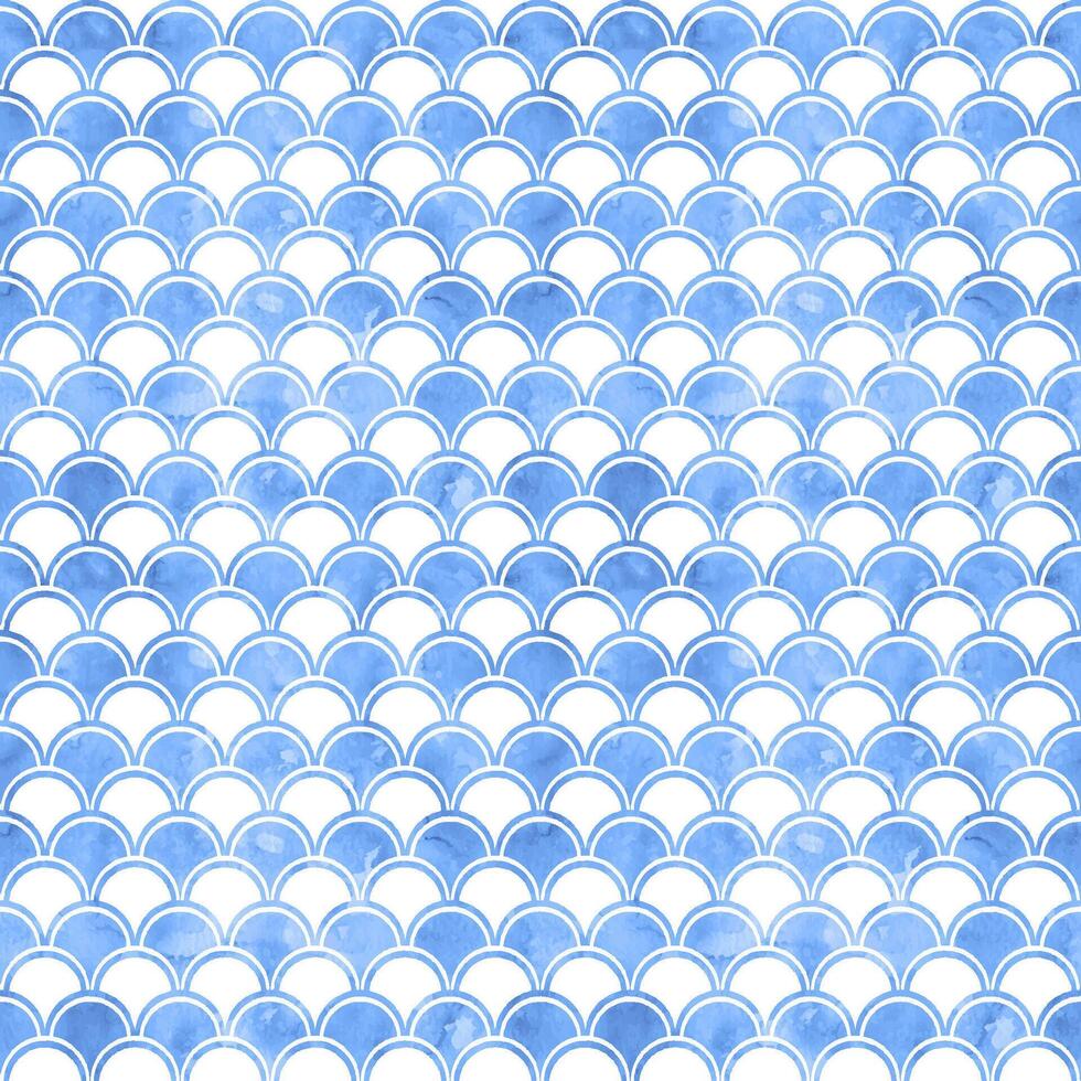 seamless pattern with blue circles vector