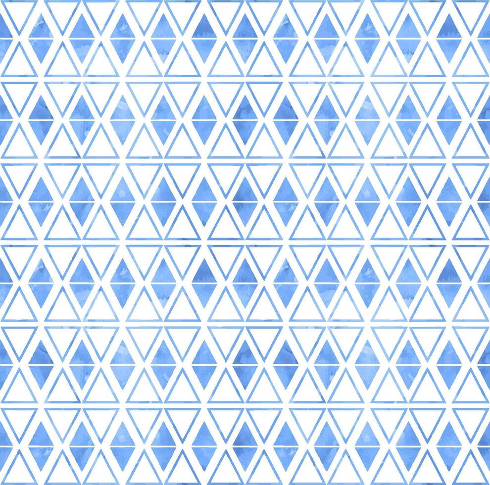 seamless geometric pattern with triangles vector