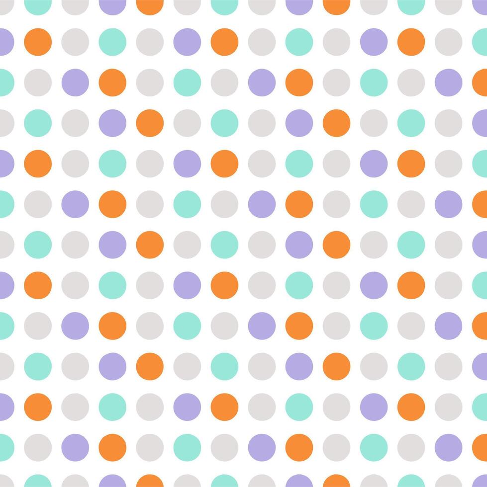colorful seamless pattern with circles vector