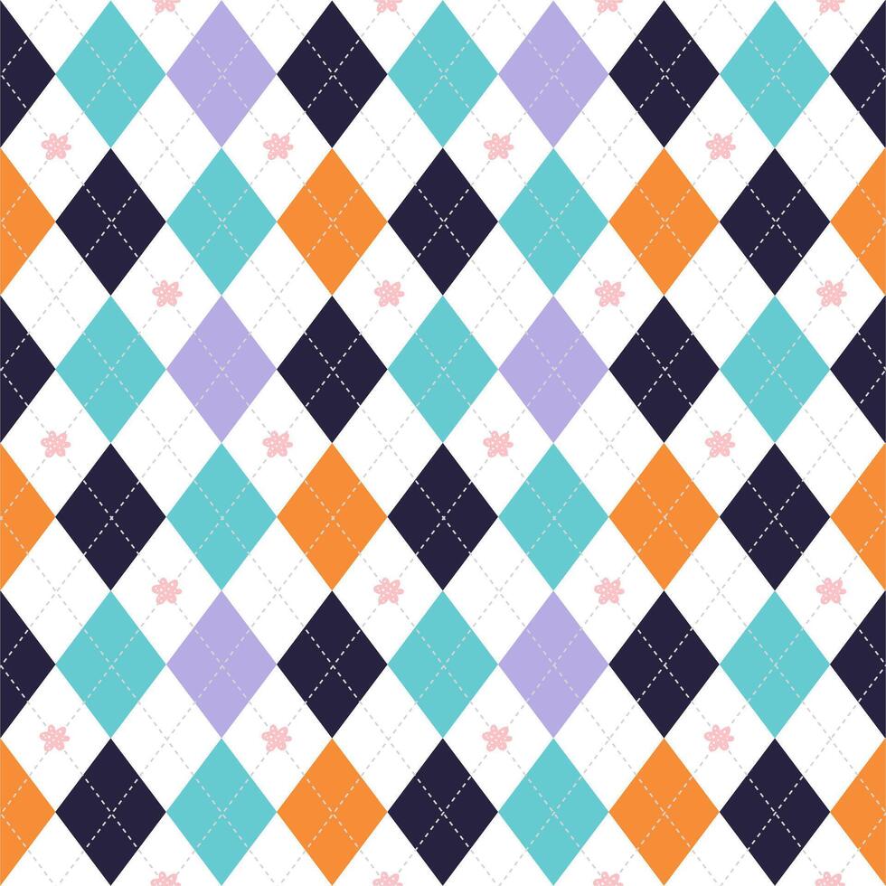 seamless colorful square cute pattern vector