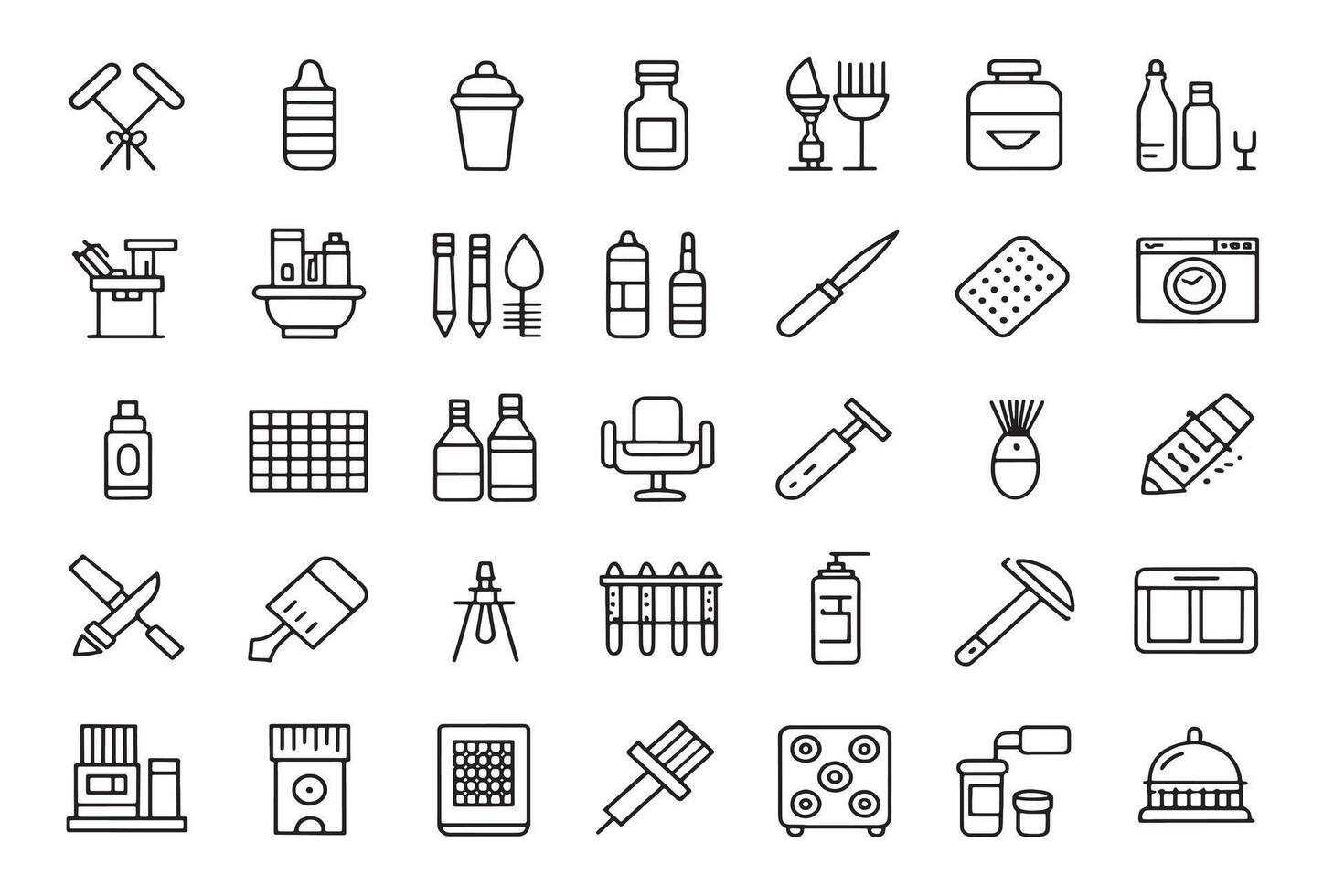 Supplies Icon Essential for Daily Tasks vector
