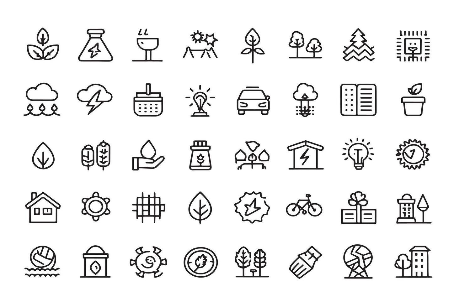 Sustainable design shapes future communities positively vector