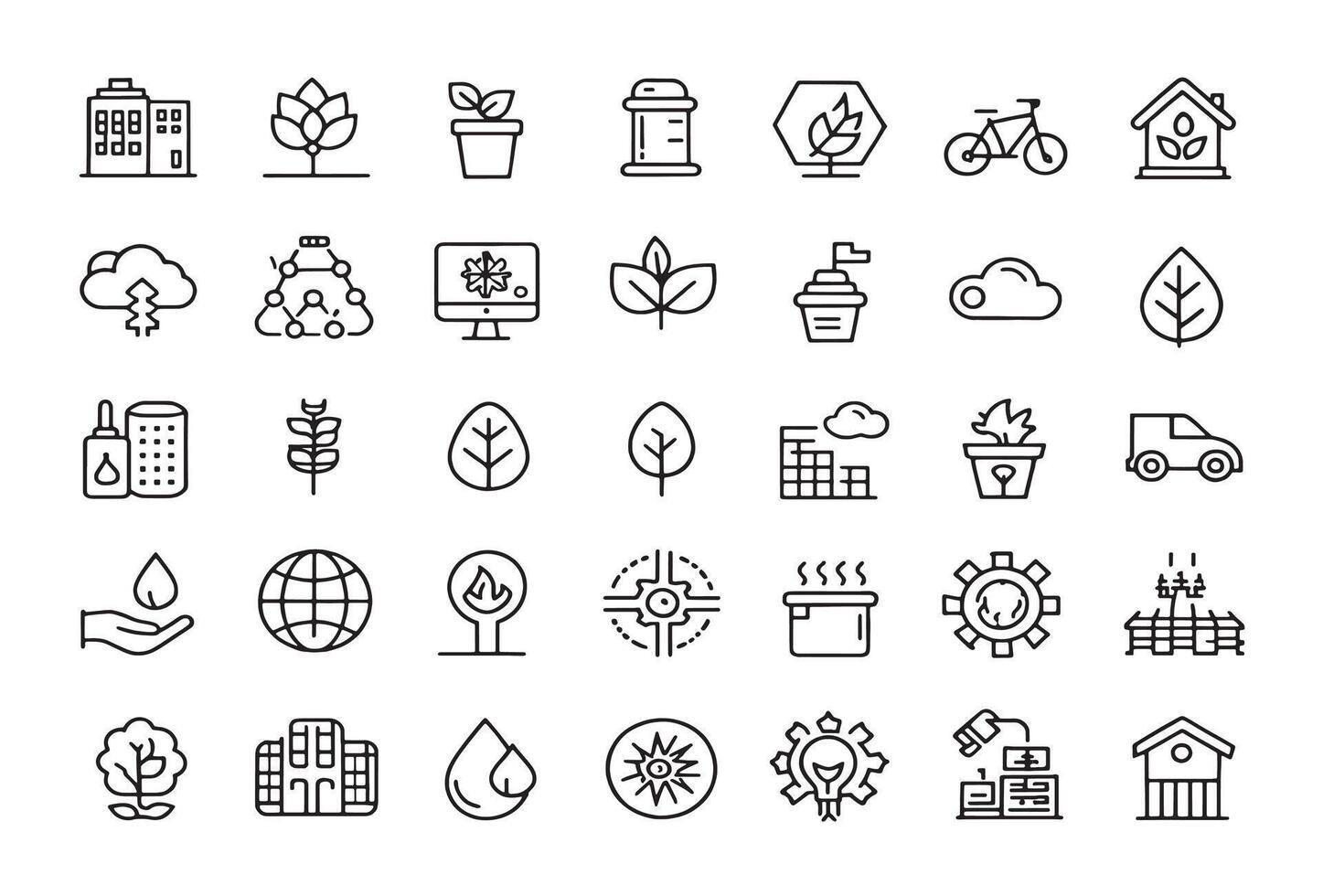 Sustainable development supports innovation for tomorrow vector