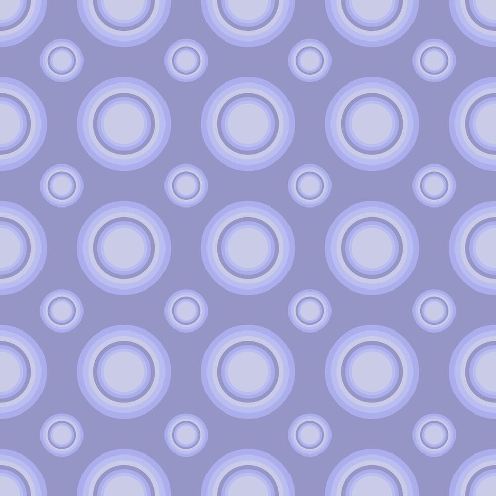 Abstract Ikat violet and white circle swirl shape seamless pattern and vintage geometric shapes on purple wallpaper and background vector