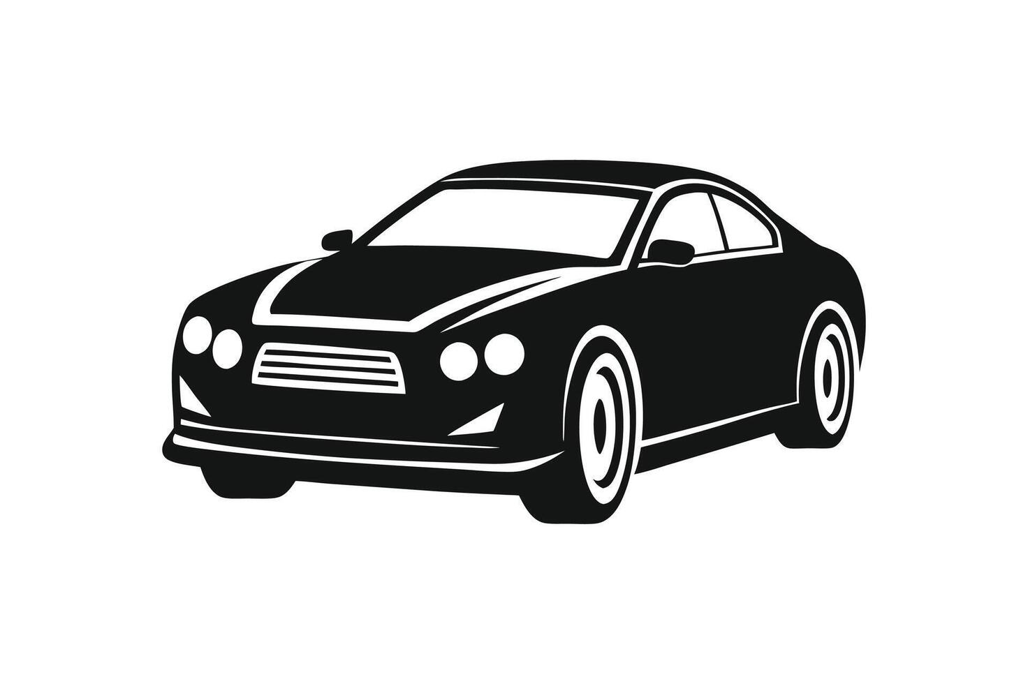 Car icon, symbol. Car view from side. Vehicle logotype. vector