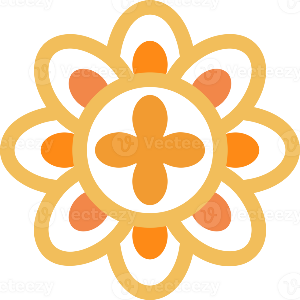 vivid flower petals with leaves illustration png
