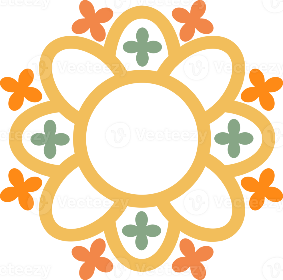 vivid flower petals pattern png