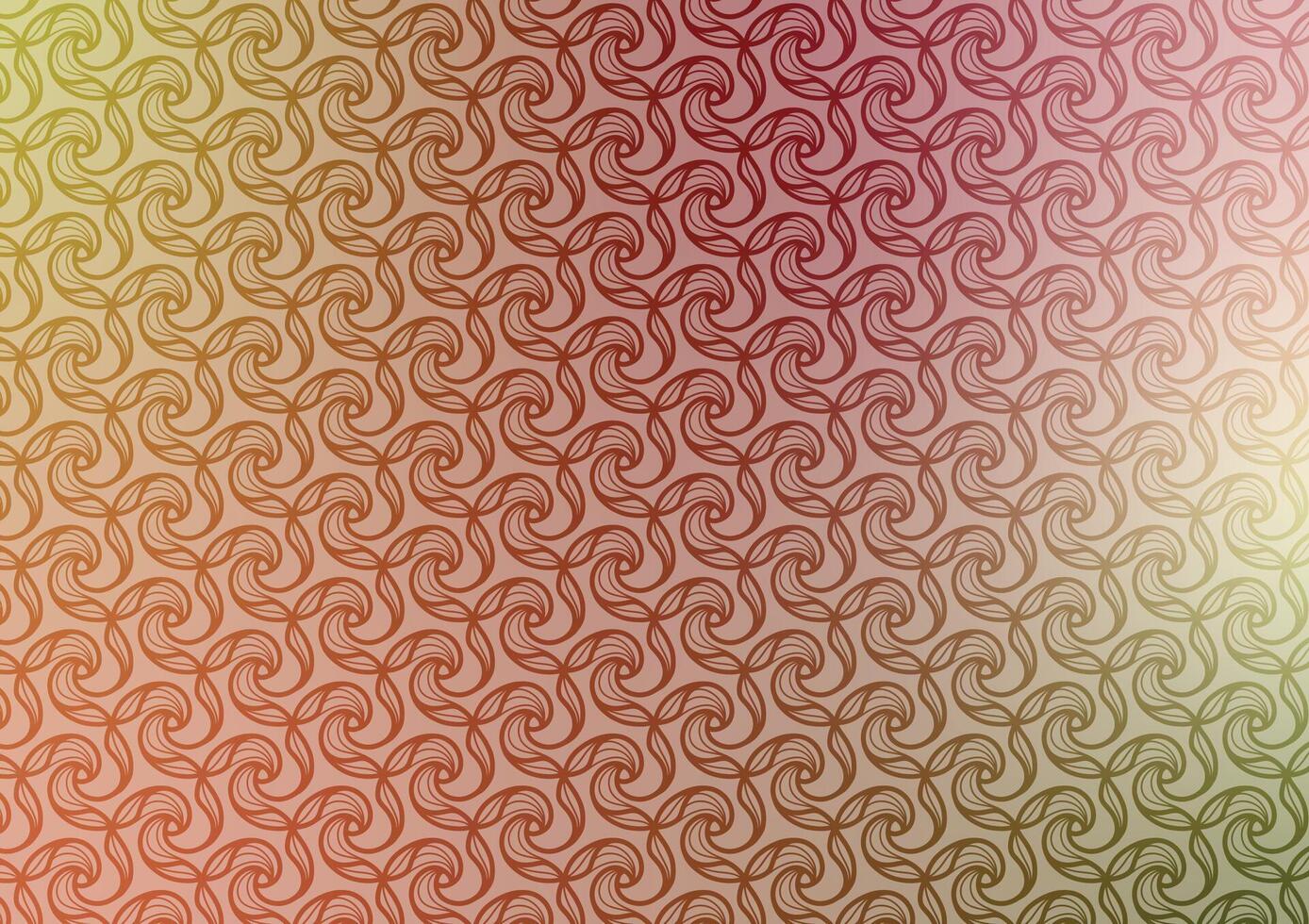 Swirl red line pattern art wave background vector
