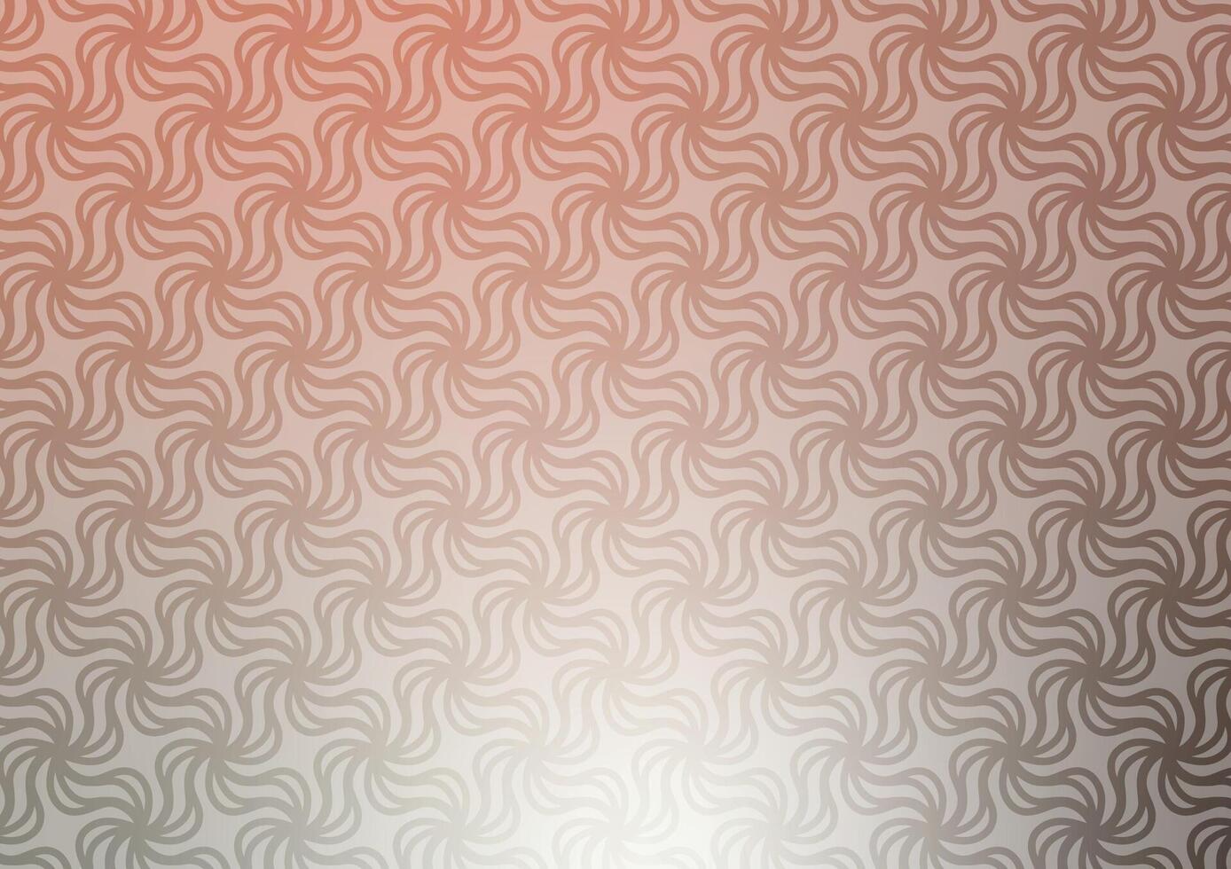 Geometric swirl line brown pattern abstract art background vector