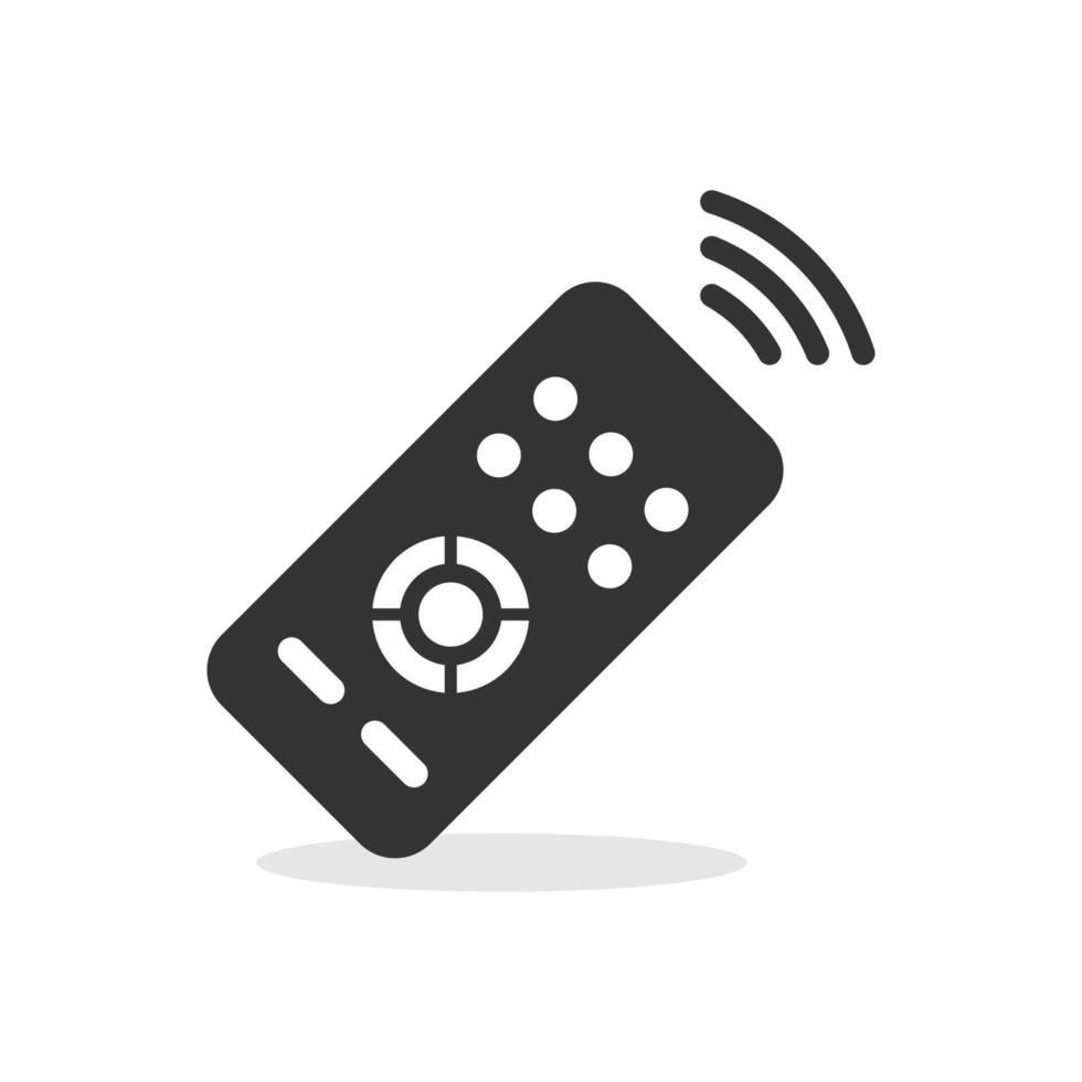 Remote control icon isolated illustration. vector