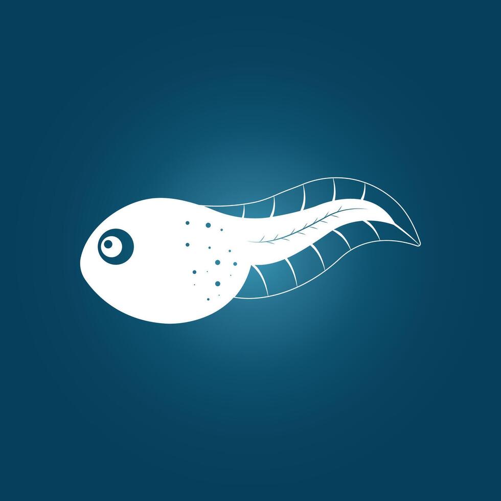 Tadpole trendy artwork glorious abstract illustration colorful practical design vector