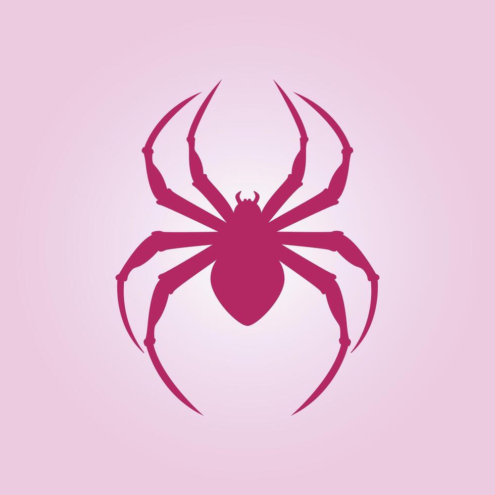 Spider trendy artwork good abstract illustration colorful practical design vector