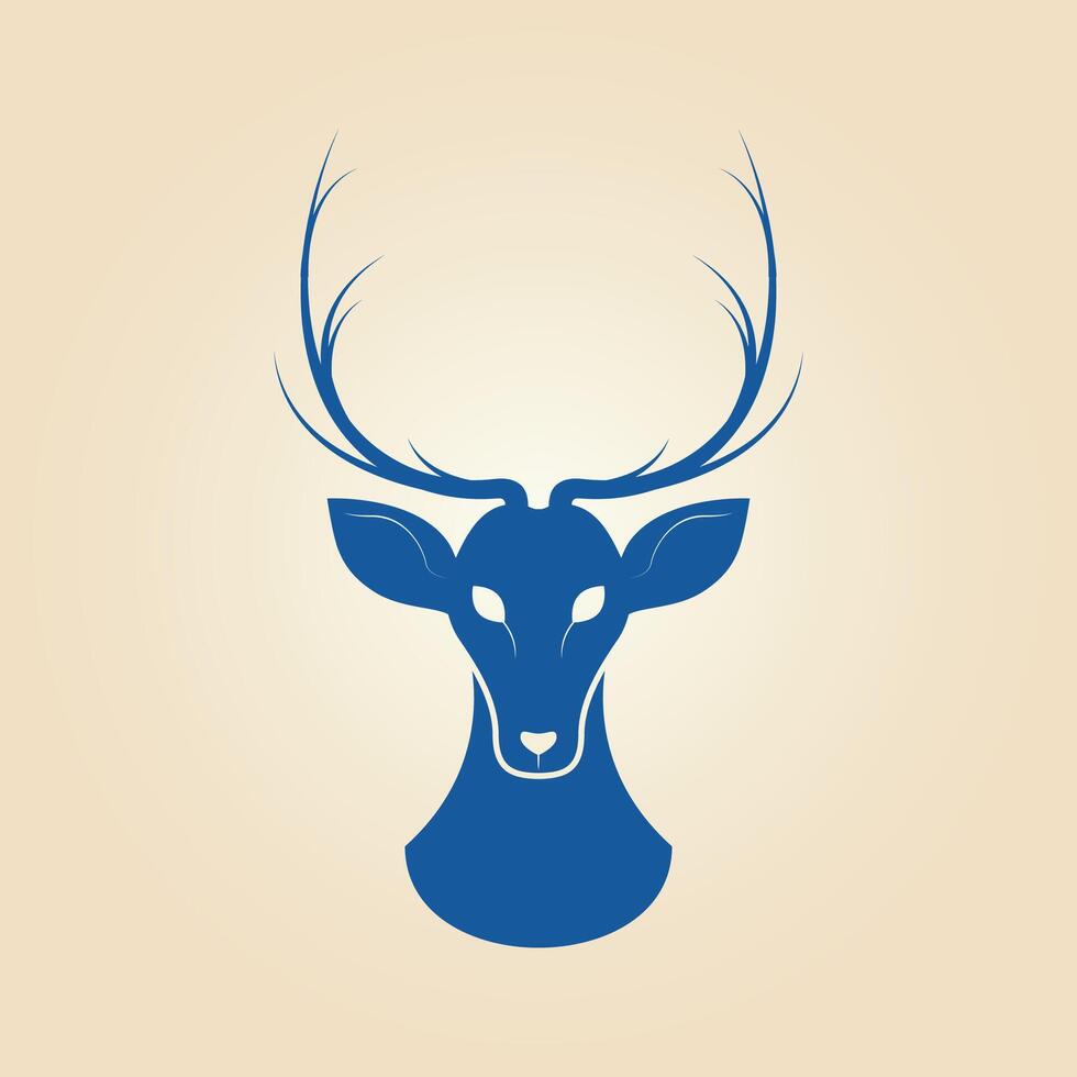 Deer trendy artwork beauteous abstract illustration colorful practical design vector