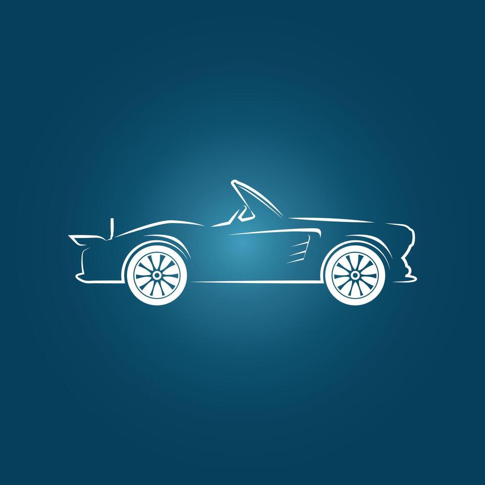 Classic old car trendy artwork glorious abstract illustration colorful practical design vector