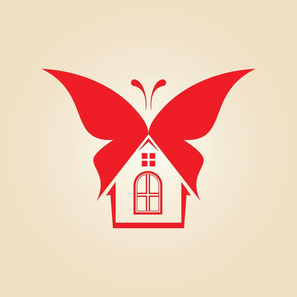 Butterfly Home trendy artwork ravishing abstract illustration colorful practical design vector
