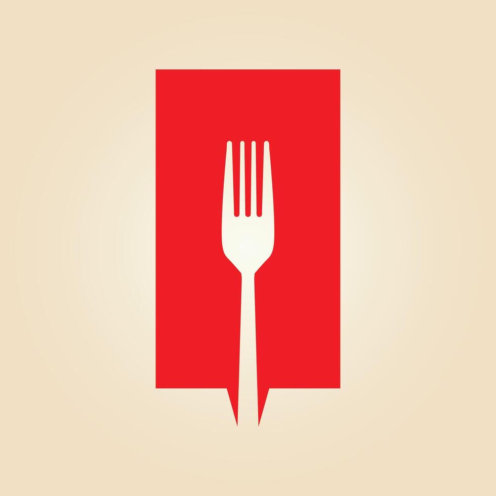 Fork trendy artwork ravishing abstract illustration colorful practical design vector