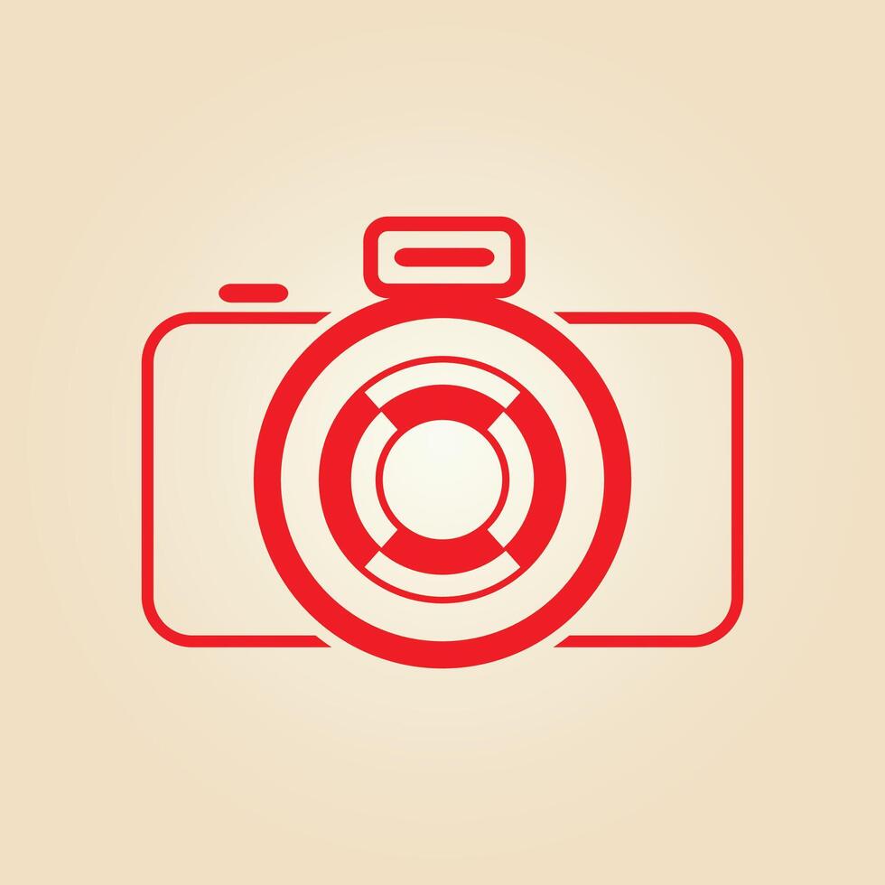 Camera trendy artwork ravishing abstract illustration colorful practical design vector