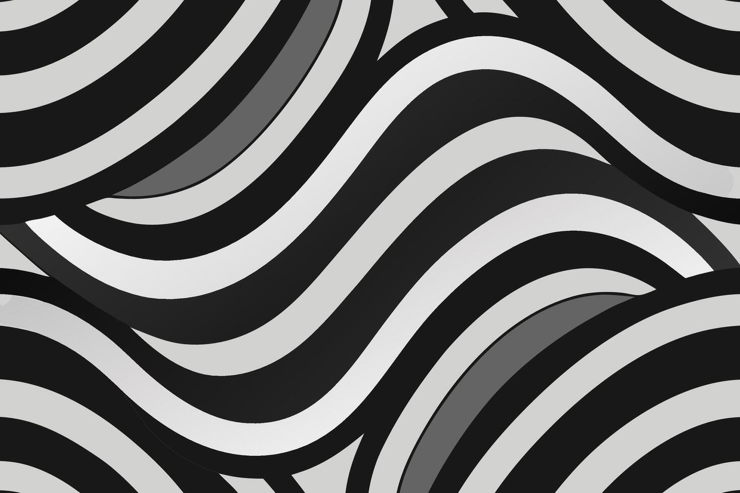 Abstract grey wavy pattern background, black hair illustration background for your packaging or design background vector