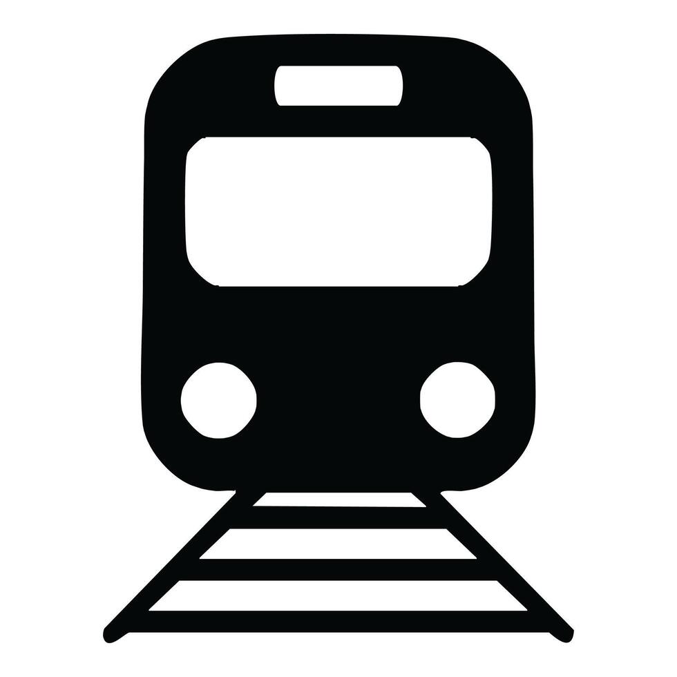 a metro subway train object vector