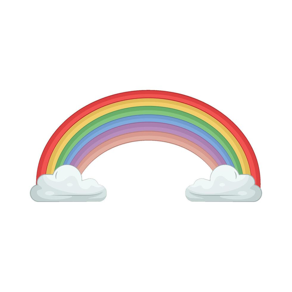 Illustration of rainbow vector
