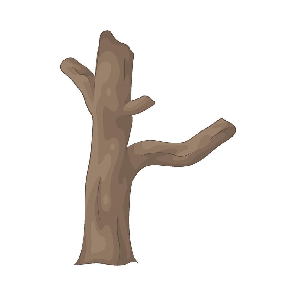 Illustration of tree trunk vector