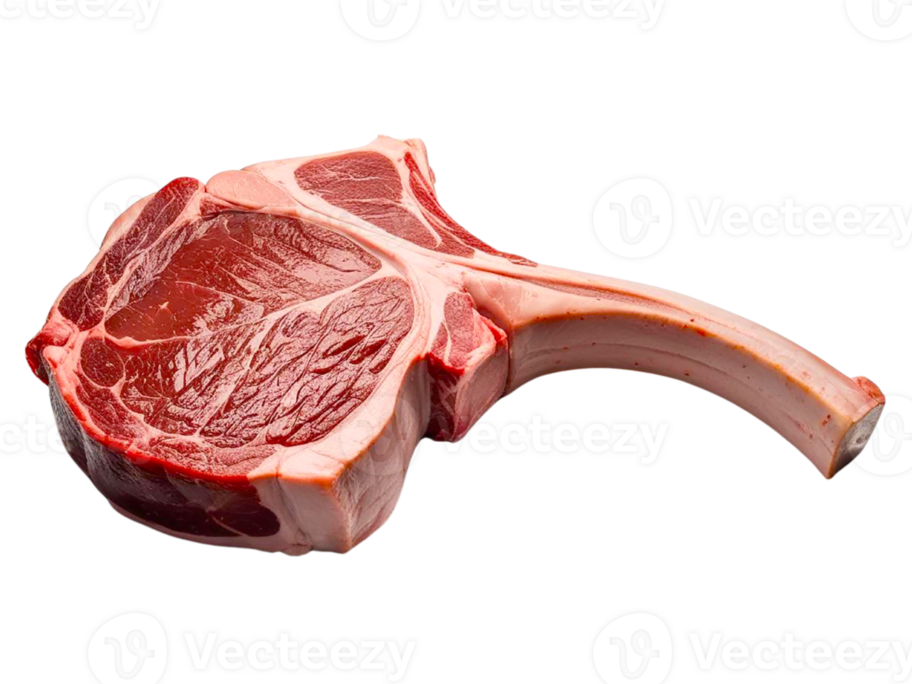 Fresh, raw tomahawk steak ready for cooking and grilling. png