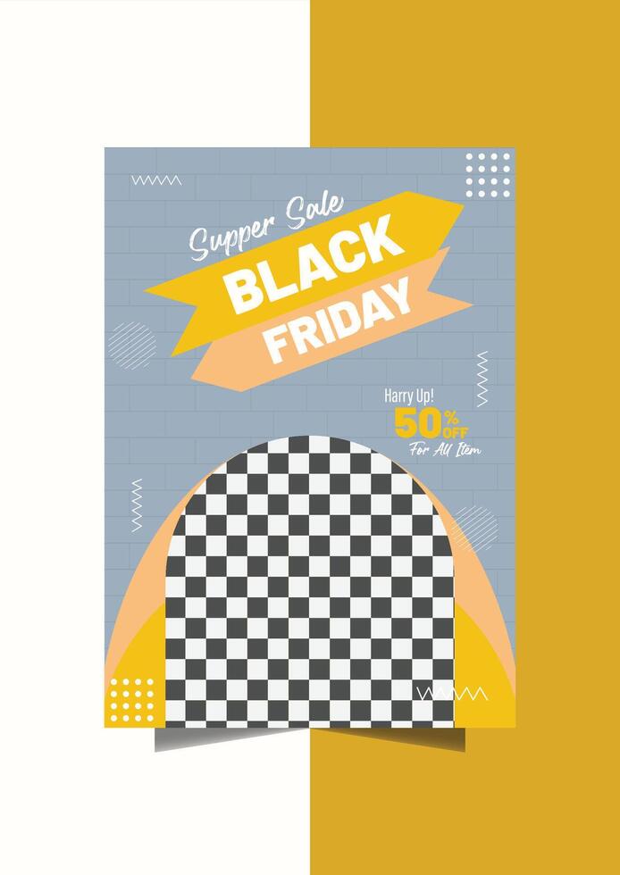Minimal Poster Brochure Flyer design Layout background template A4 vector