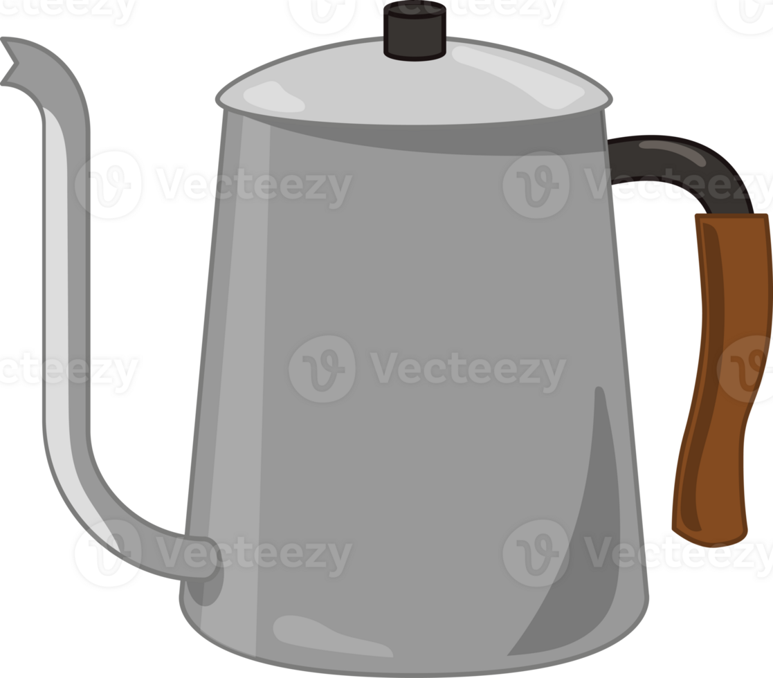 a coffee pot with a handle png
