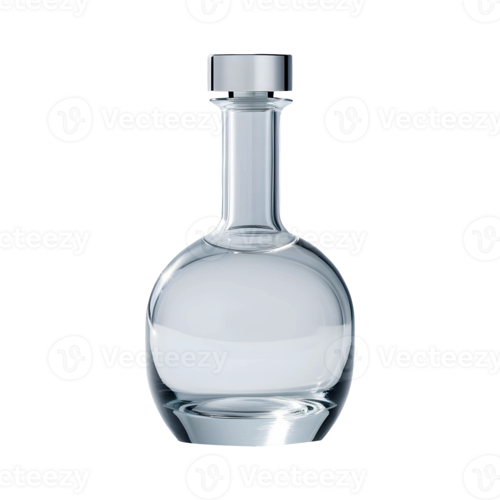 a bottle of perfume with a clear glass png