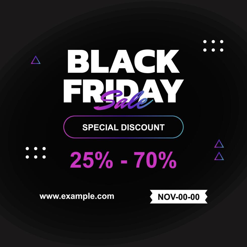 Black Friday Event vector
