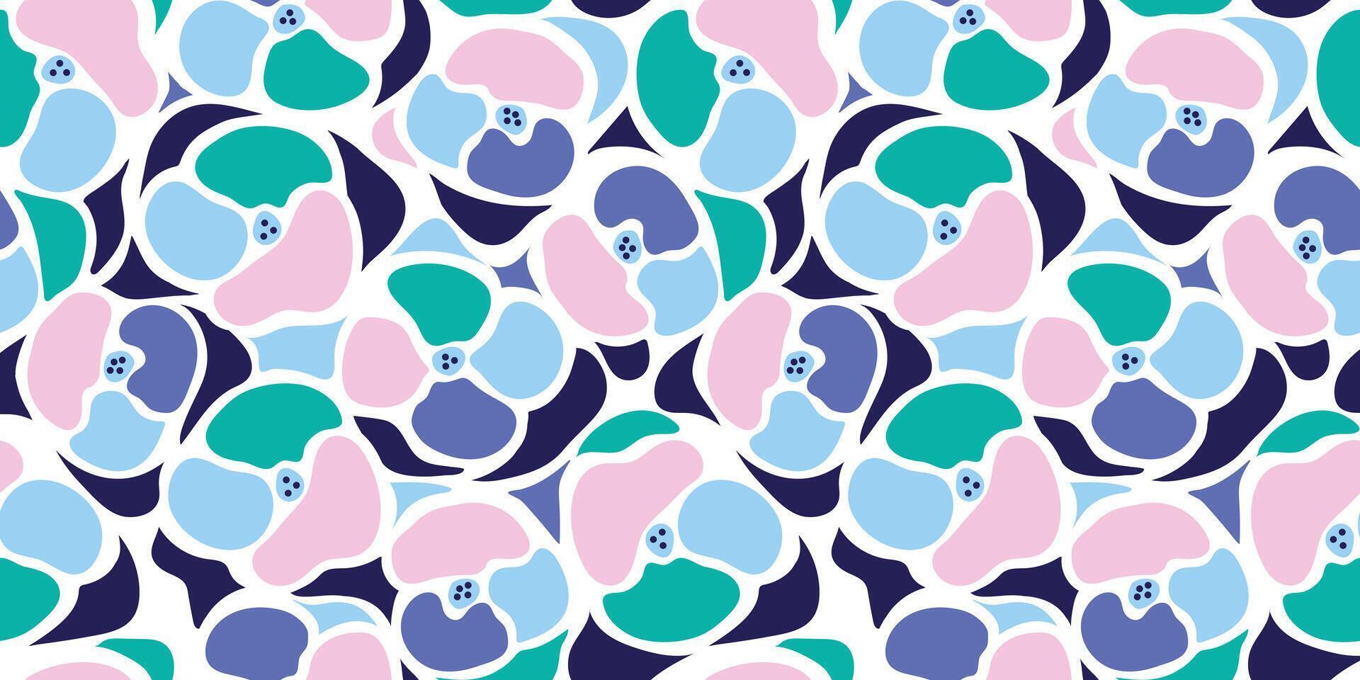 Abstract floral design art pattern Seamless pattern to decorate all fashion designs, fabrics, wallpapers and prints. vector