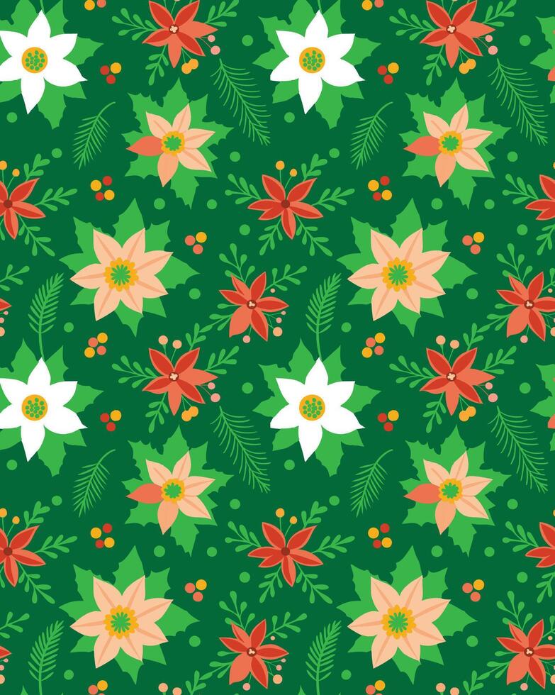 Merry Christmas and happy new year, seamless pattern for decorating all fashion designs, fabrics, wallpapers and prints. vector