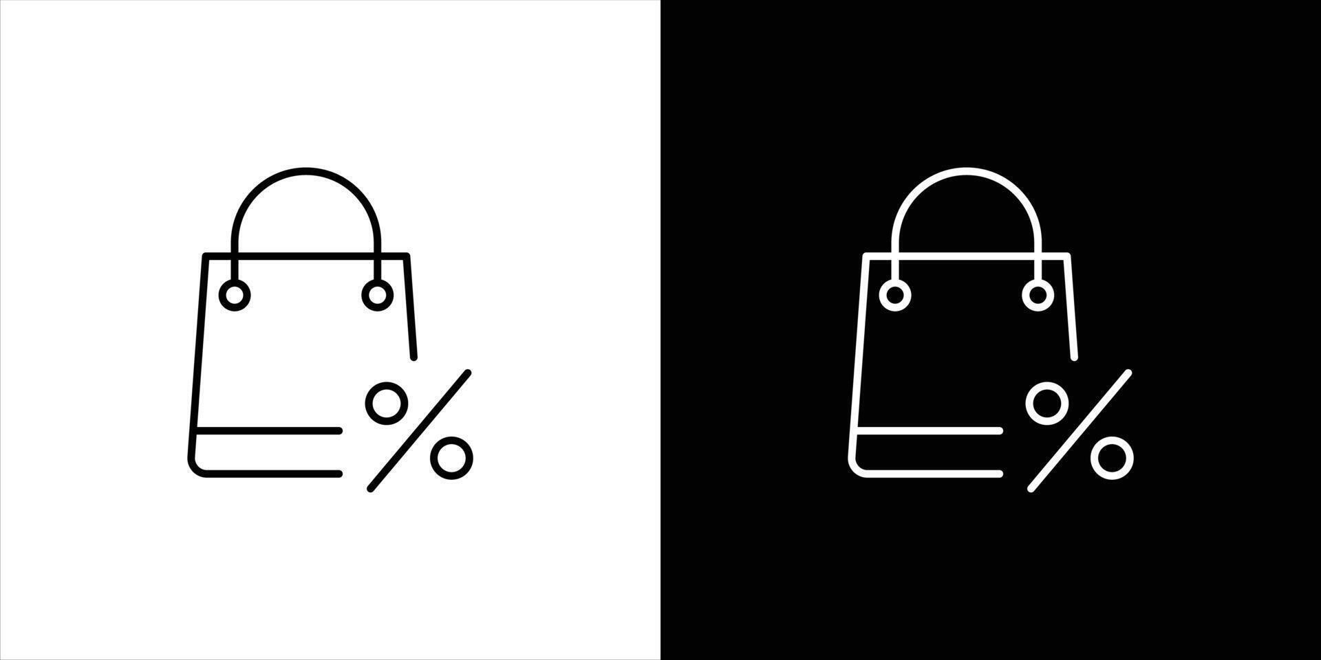 discount thin line icon. promotion, shop, market, sales, discount promotion icon vector