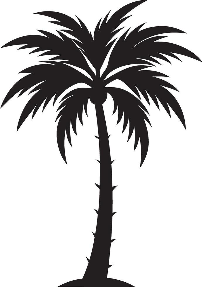 Elegant Palm Tree for Coastal Themes vector