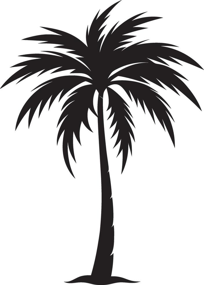 Iconic Palm Tree Design for Summer Vibes vector