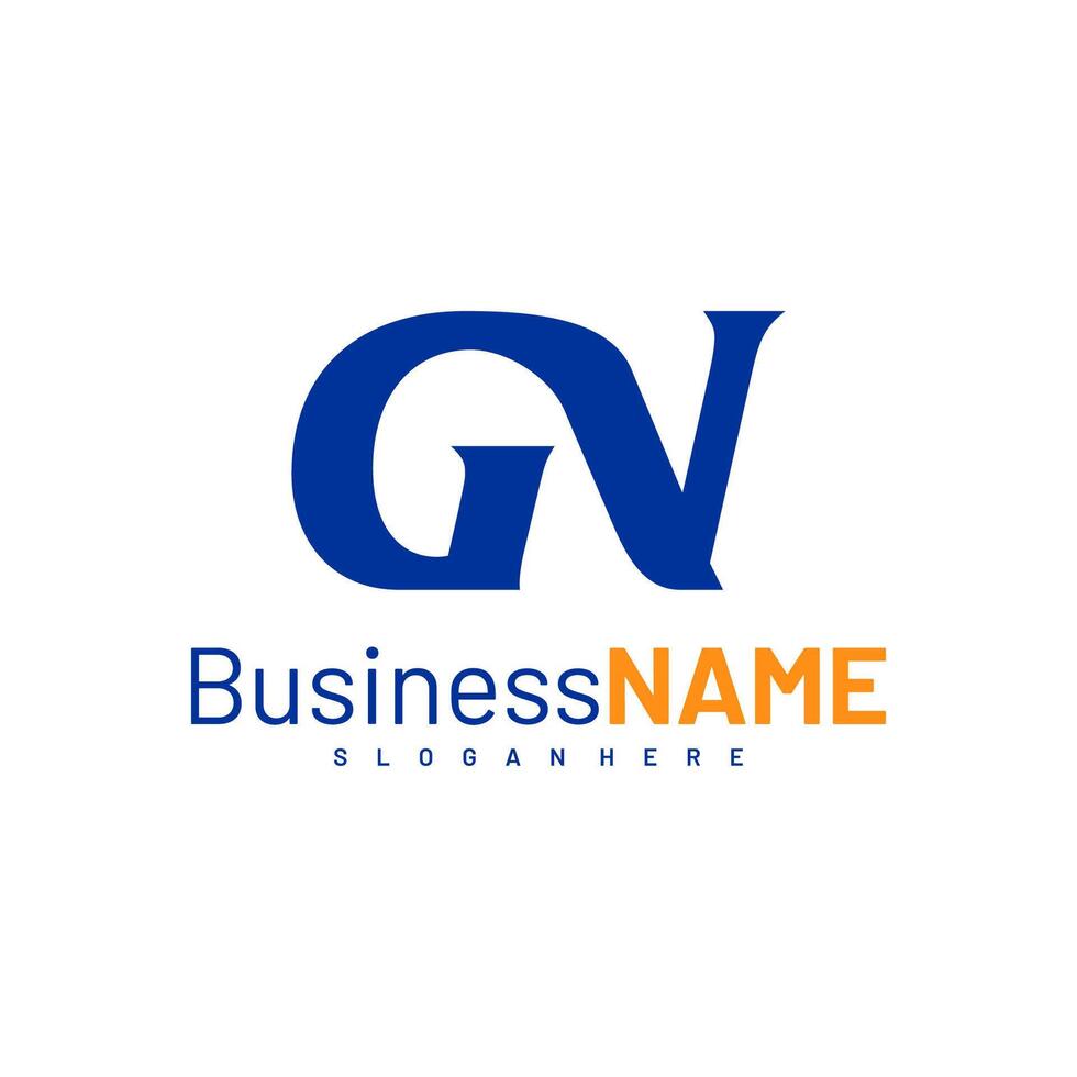 Initial GN logo design illustration, Creative letter GN logo concepts vector