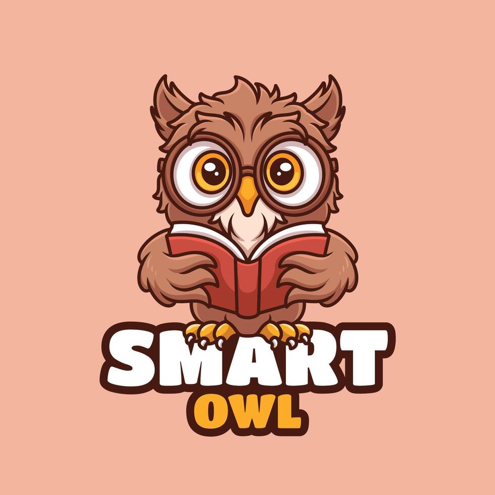 Smart Owl Cartoon vector