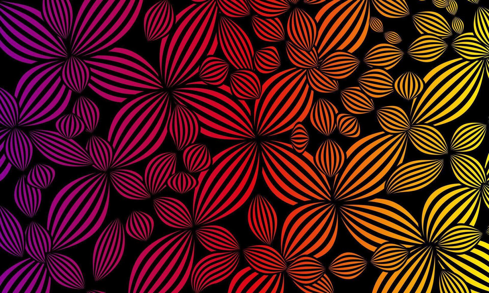 floral abstract background with flower shape vector