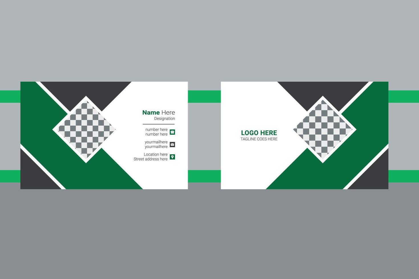 Unique and Memorable Business Card Templates vector