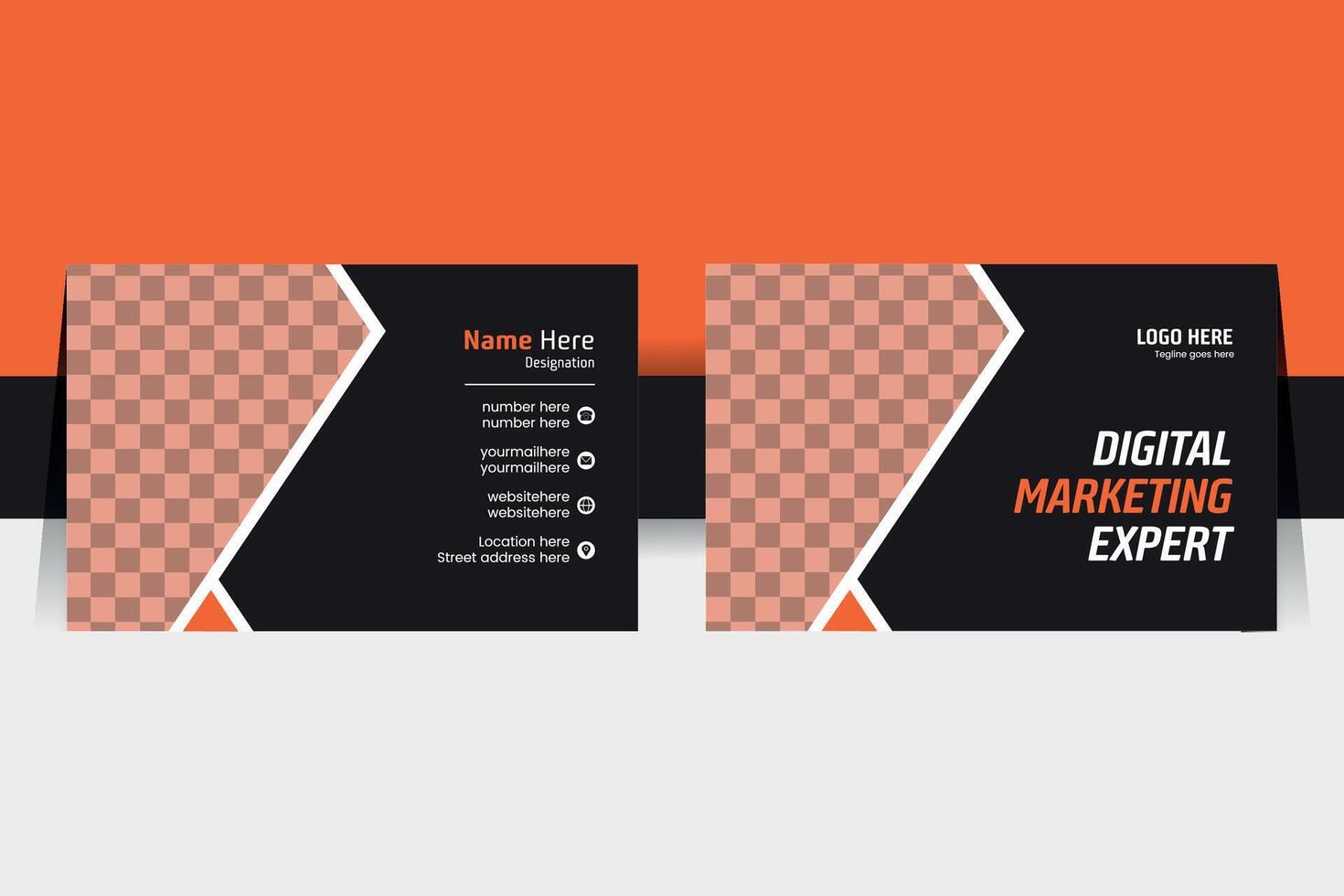 Modern Sophistication and Minimalist Business Card Design vector