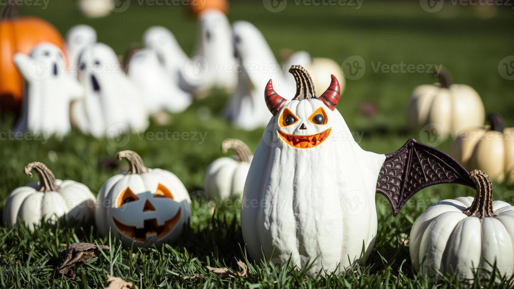 Spooky Pumpkin Decor photo
